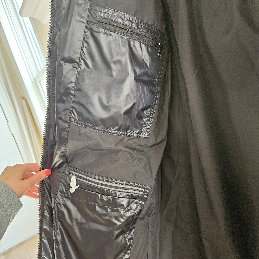 NWT Pajar Black Solstice Long Down Puffer Quileted Winter Jacket - size large - Picture 8 of 16